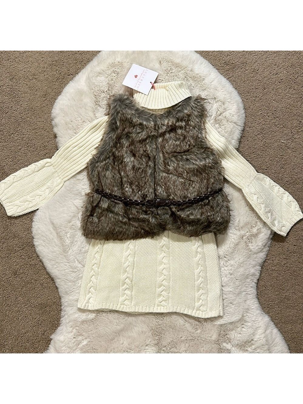 Girls Dress And Vest size 5